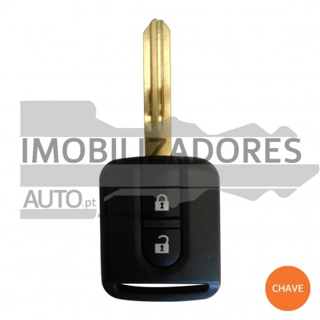 CHAVE NISSAN - 2 BOTÕES - 433MHZ PCF7946 ID46 NSN19